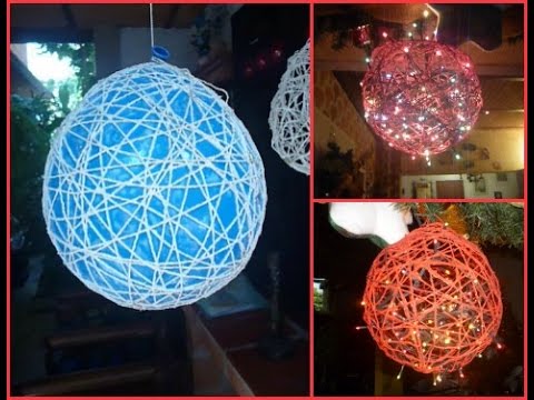 DECORACIONES PARA NAVIDAD / DE HILO ʚ | Martínez - YouTube