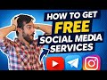 HOW TO GET FREE SOCIAL MEDIA SERVICES? || FREE ME SOCIAL MEDIA PAR LIKE FOLLOWERS