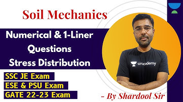 PYQs of GATE/ESE/SSC | Soil Mechanics | GATE &ESE | CE | Shardool Sir