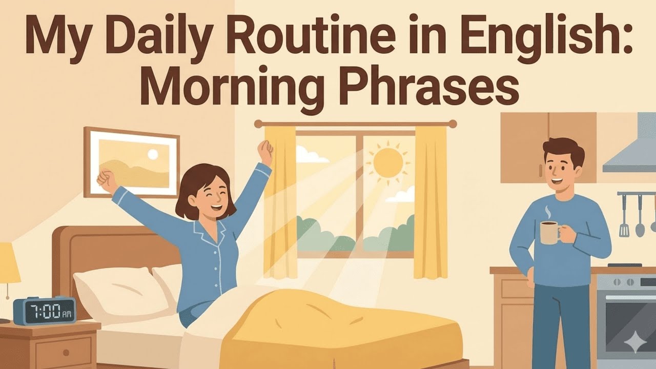 My Daily Routine in English | Simple English Conversations for ...