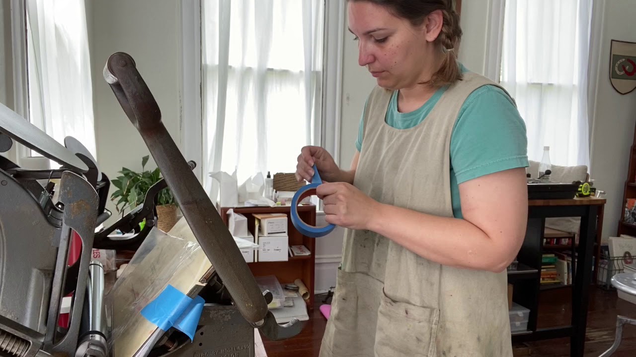 Registration On A Platen Press