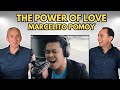 First time hearing the power of love by marcelito pomoy reaction