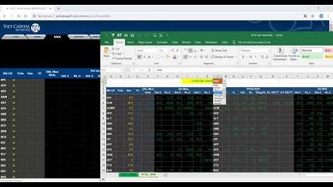#Excel - Bí mật.. lấy dữ liệu chứng khoán tự động vào Excel #1