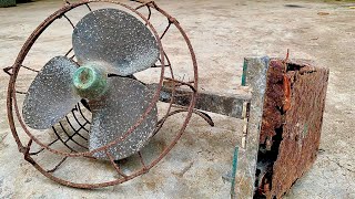 Restoration Antique Fan Russia Broken _ Restoring electric air conditioner old