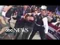 Trump Protester Rushes Stage at Ohio Rally