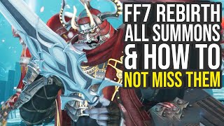 Final Fantasy 7 Rebirth All Summons & How To Not Miss Them (FF7 Rebirth Summons)