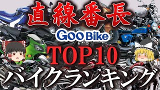 【グーバイク調査】直線でぶっ飛ばしながら重厚感を感じられる公道最強バイクは何か調査してみた。【ゆっくり解説】