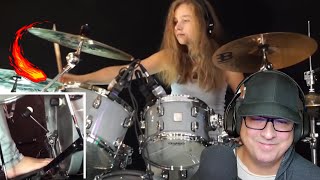 First Time Reaction-  Sina-Drums - Epic "Here I Go Again" Drum Cover (Whitesnake)