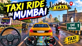 🚕 TAXI RIDE IN MUMBAI 😱 | Crazy City Driving Gameplay | letsgoGAME With Himanshu  screenshot 5
