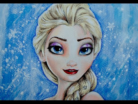 How to draw elsa from frozen / cÃmo dibujar a elsa de frozen youtube Cuartos de frozen