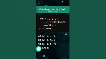 What will be the output of the following Python code..?