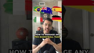 I Messaged Over 1,000 Overseas Basketball Teams With This Method Free - Anyone Can Do It