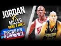 Michael Jordan vs Reggie Miller Game 7 Duel 1998 ECF - Miller With 22 Pts, Jordan With 28/9/8!