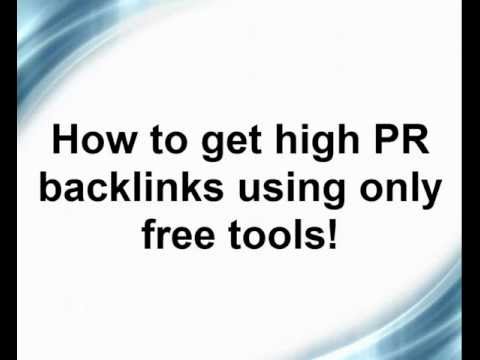 high-pr-backlinks-tutorial