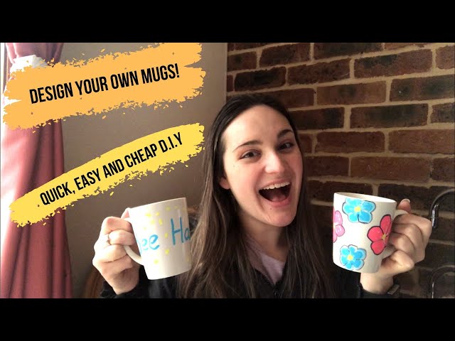 DIY Sharpie Painted Mugs - That Won't Wash Away!