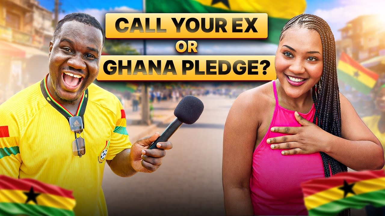 Call Your Ex or Recite the National Pledge. Ghana Girls Really? 😂😂😂