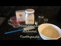 DIY Homemade Natural Toothpaste w/ Only 2 Ingredients