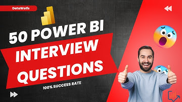 Top 50 Power BI INTERVIEW QUESTIONS and Answers Freshers and Experience✌