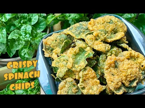 How to make CRISPY SPINACH CHIPS