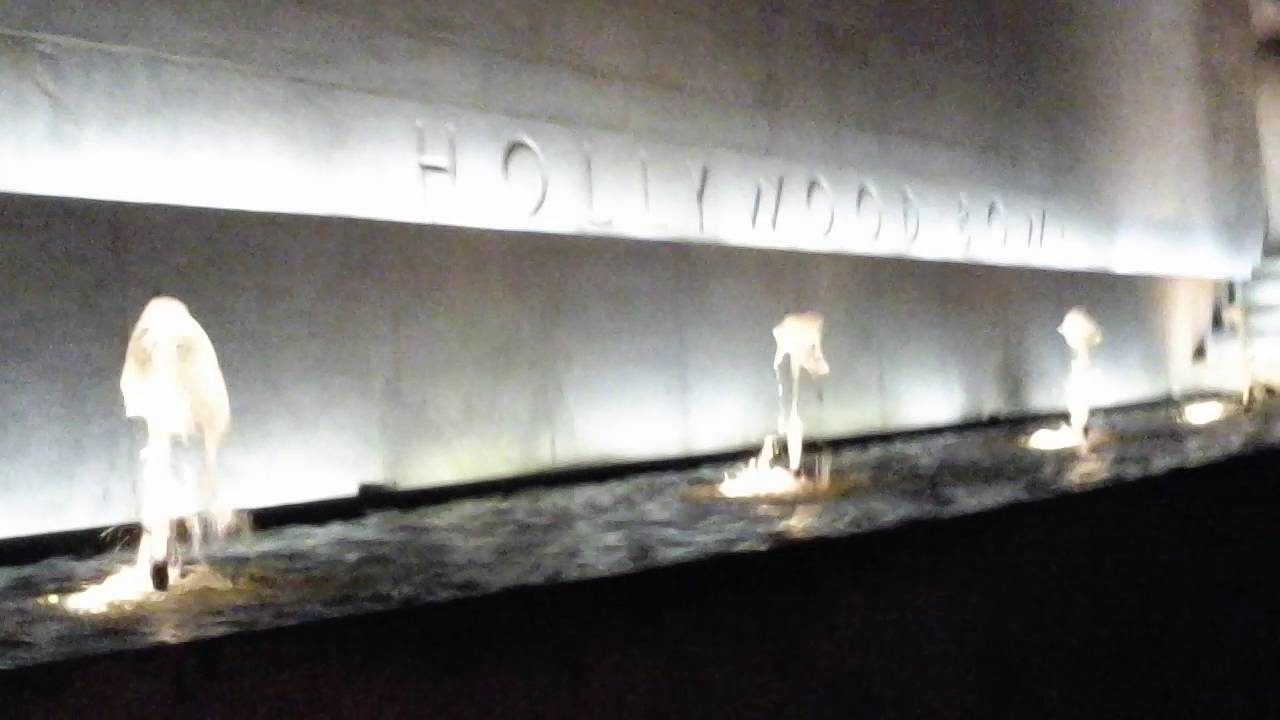 Top Uber spots. Hollywood and Hollywood Bowl at night YouTube