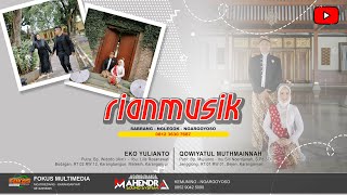 🔴📡LIVE STREAMING NGUNDUH MANTU EKO - QOWI // RIAN MUSIK // MAHENDRA SOUND