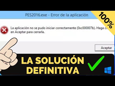 Vídeo: No s'ha pogut iniciar correctament 0xc00007b?