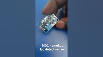 MQ-2 smoke detector LPG Gas detector | Arduino projects | Arduino based mq 2 sensor..