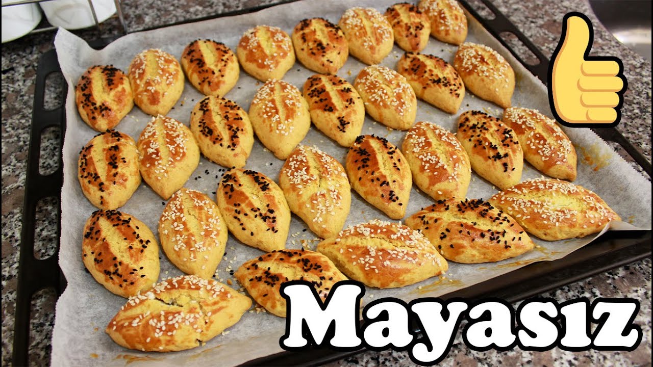 Yapımı Çok Kolay, Mayasız Mısır Unlu Poğaça Tarifi | Leyla Şahin