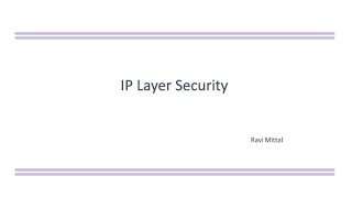 IP Layer Security