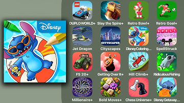 Disney Coloring World+ - Color, play, dress up, & more - iOS Gameplay,Walkthrough (Apple Arcade)