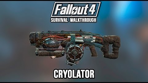 Fallout 4 - Cryolator vs Raider, Legendary Super Mutant, Brotherhood Commander - Unique Heavy Weapon