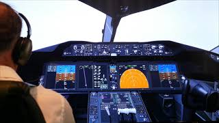 MSFS 2020 787 Landing in Findlay, Ohio (KFDY) Brief T-Storm Ahead (Simulation) 4K