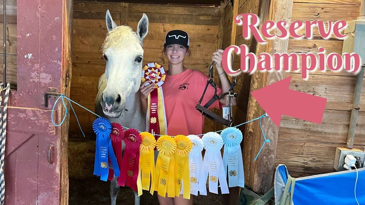 State 4H Horse Show Vlog Reserve Champion 2022 YouTube