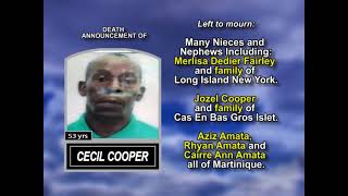 Cecil Cooper ~ Long Obituary