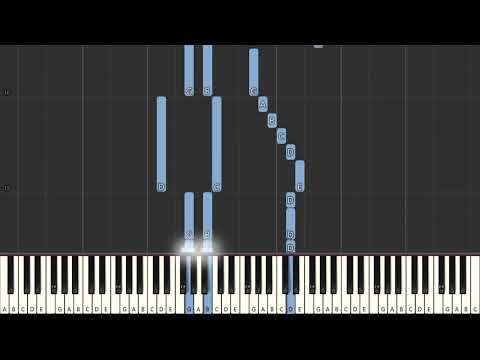 Traditional Folk Song Here We Go Looby Loo - Synthesia Piano