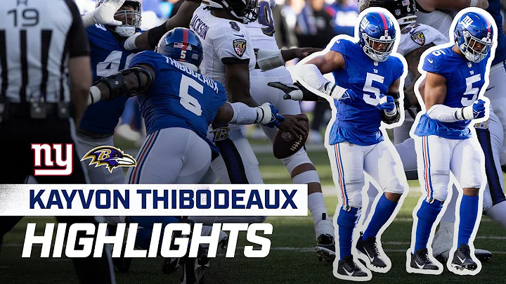 Kayvon Thibodeaux's TOP Plays vs. Ravens Week 6 | ...