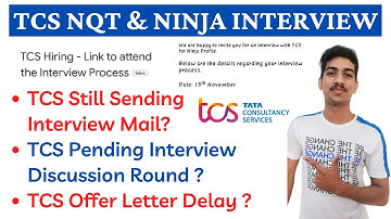 TCS Interview Mail | TCS Offer Letter Delay | TCS Ninja Interview Update| TCS HR Interview Mail
