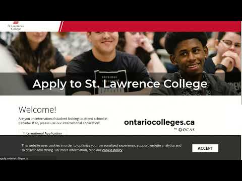 HOW TO APPLY AS INTERNATIONAL STUDENT IN CANADIAN COLLEGE . (ST. LAWRENCE COLLEGE)STEP BY STEP GUIDE