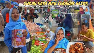KEHIDUPAN DIDESA | SUASANA MUNGGAHAN Belanja Bumbu Kepasar Suasananya Serasa Sudah Mau Lebaran Besok