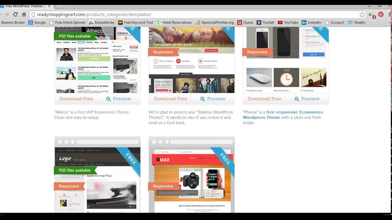 wordpress themes ecommerce