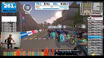 Zwift Insider Tiny Race 1,2,3,4. Anvil edition is tricky.