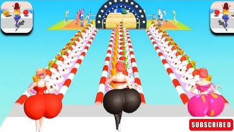 Butt Clash Runner Game 3D New Max Level Gameplay Walkthrough Update Trailer iOS, Android Mobile Game