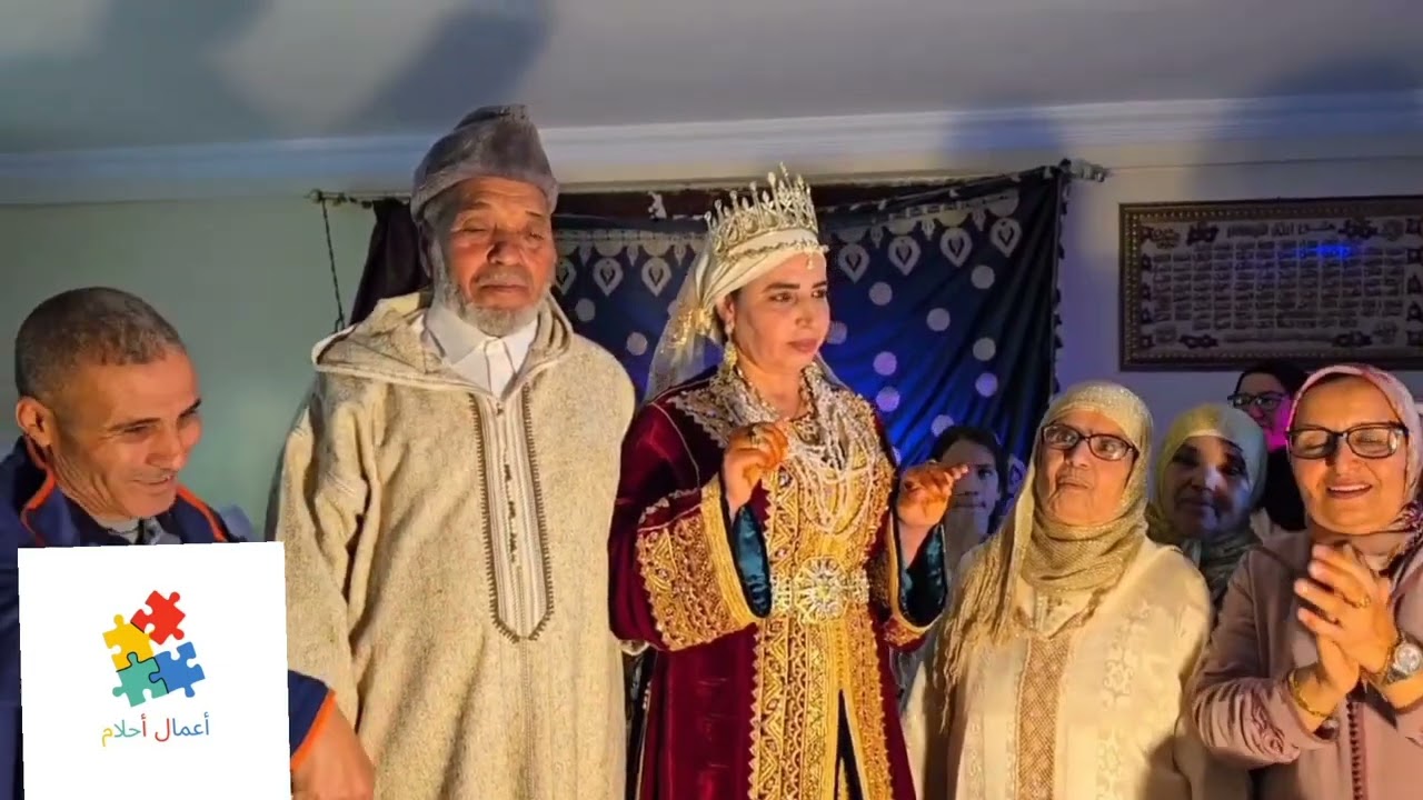 حفل زفاف لاحدى نزيلات دار المسنين بجرسيف