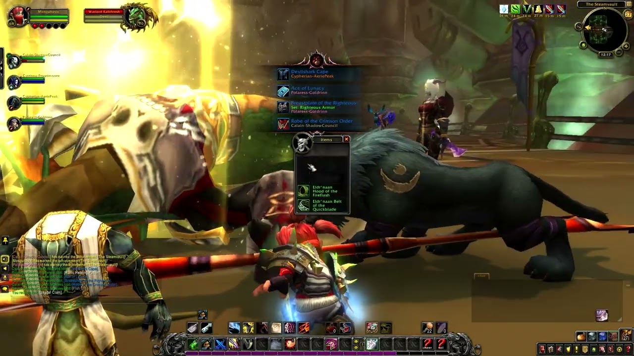 WoW "The Steamvault" Achievement, The Burning Crusade ...with the Rogue