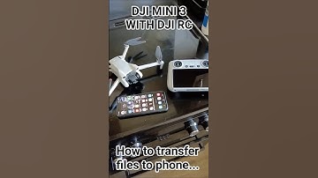 DJI Mini 3 with DJI RC | How To Transfer Files To Phone EASY! #fyp #dji #mini3 #howto