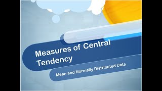 Math Video Tutorial: Measures of Central Tendency: Video 6
