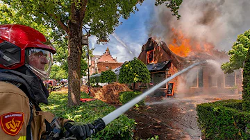 Grote brand verwoest monument in Laren ????????????