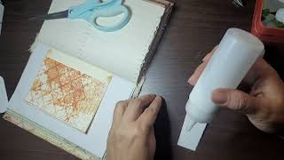 Let’s Create a Journal | collaging some of the pages | Pt 5