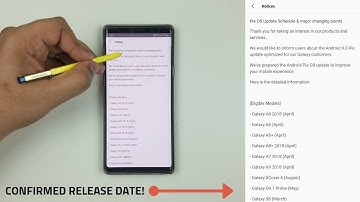 Samsung OneUI Release Date for Galaxy J5, J7, A8, A6, A7, A9 and More!