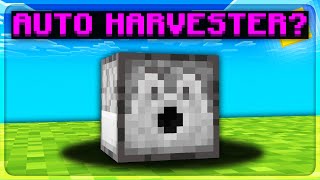 Auto Harvesters in Minecraft Skyblock are NEEDED | Cosmic Sky